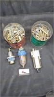 Air filter, assorted fittings and misc