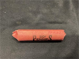 1952-D Roll Steel Cents
