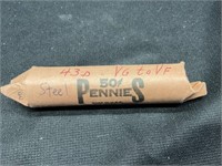 1943-D Roll Steel Cents