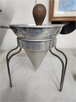 Vintage Berry Strainer with Masher