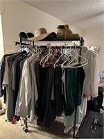 CLOTHES RACK NOT CLOTHES ITSELF (NICE RACK)