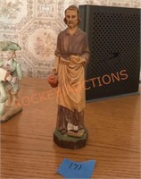 Vintage wooden Statue made in Rome in Italy