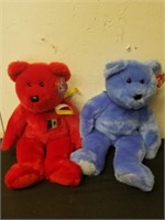 Two 14-in Ty Beanie Babies