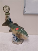 Decorative fish whiskey bottle