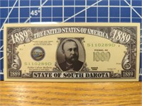 State of South Dakota banknote
