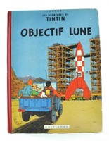 Hergé. Tintin. Objectif lune (B8 de 1953 Eo belge)