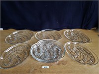Crystal dishes set (6)