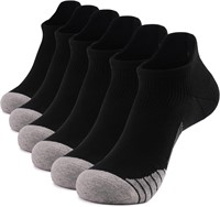 sz M 6pk Ankle Athletic Running Socks