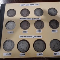 1897-1911 Barber Silver Quarters