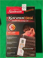 SUNBEAM EXPRESS HEAT-12"X24" HEATING PAD