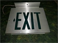 Exit sign green
