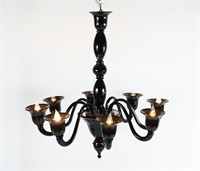 ROBB & STUCKY MURANO? ART GLASS CHANDELIER