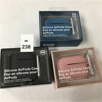 ASSORTED AIRPODS SILICON CASES