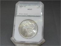 Morgan 1884 O/O Morgan Silver Dollar