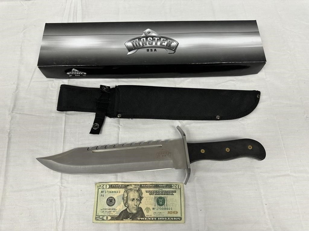 NEW Master Brand Bowie Knife - Boxed W/ Sheath