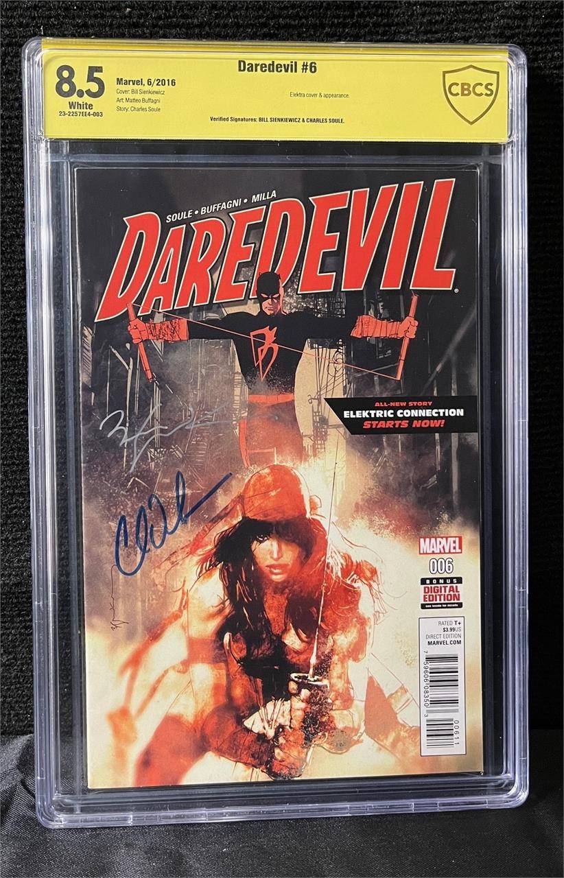 Daredevil 6 Sienkiewicz/Soule Signature