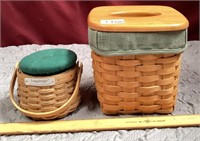 Small Longaberger Basket & Napkin Holder