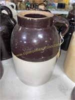 Brown band gallon stoneware jug