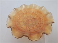 Beautiful Vintage carnival glass candy dish