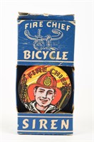 FIRE CHIEF BICYCLE SIREN / BOX