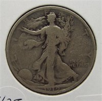 1919 Walking Liberty half dollar.