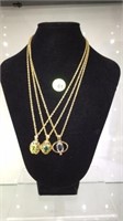 3 PC STERLING SILVER NECKLACE LOT