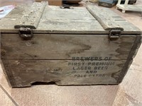 Vintage beer crate lock still works
