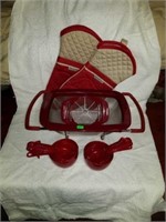 Nice Lot of Kitchenaid Utensils  Red and more