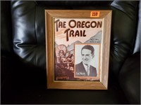 Oregan Trail framed sheet music