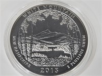 America The Beautiful 5 OZ  UNC Silver  Coin 2013
