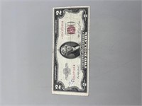 1952 $2 Star Red Seal Note, good condition