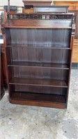 Walnut Open Front Bookshelf