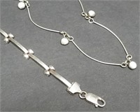 Sterling Silver Necklace & Bracelet