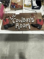 COWBOY SIGN