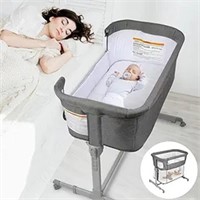 3 In 1 Baby Bassinet, Bedside Sleeper, & Playpen,