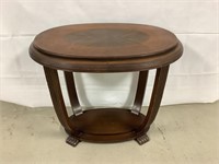 Antique Oval Lamp Table