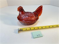Red Nesting Chicken