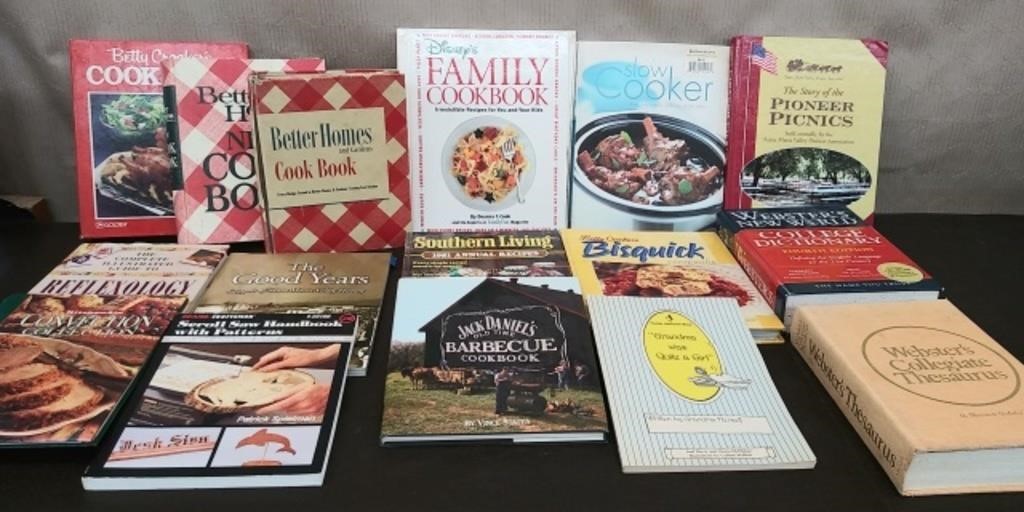 Box 16 Books, Cookbooks, Dictionary, Misc