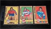 3 1971 72 OPC Hockey WHA Hockey Cards F