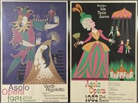 PAIR - ASOLO OPERA FRAMED POSTERS