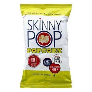 Skinny Pop 0.65 oz 100 Calorie Popcorn  30Pk
