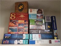 703 - LARGE LOT OF PUZZLES (A)