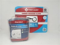 Pair of First Alert Carbon Monoxide Alarms