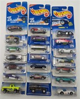 (J) 21 Hot Wheels cars