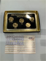2004 commemorative quarters gold edition
