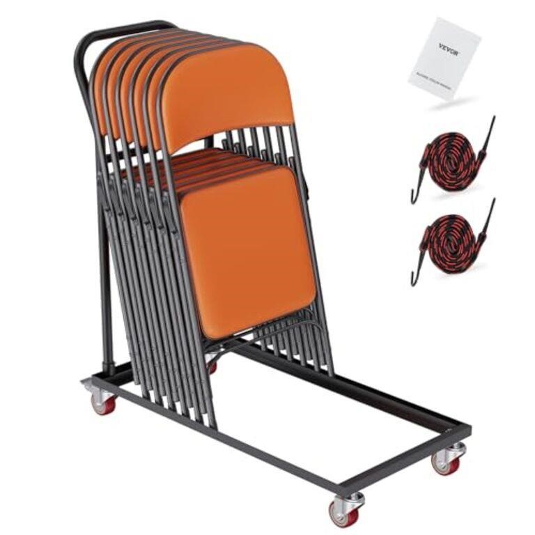 VEVOR Folding Chair Dolly, Iron Commercial Cart