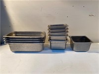 LOT - Steam pans of various sizes. See photos