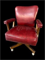LEATHER VINTAGE OFFICE CHAIR