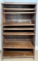 Wooden Bookcase with Adjustable Shelving