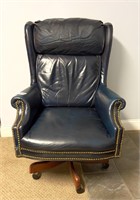 Leather Office Chair Navy